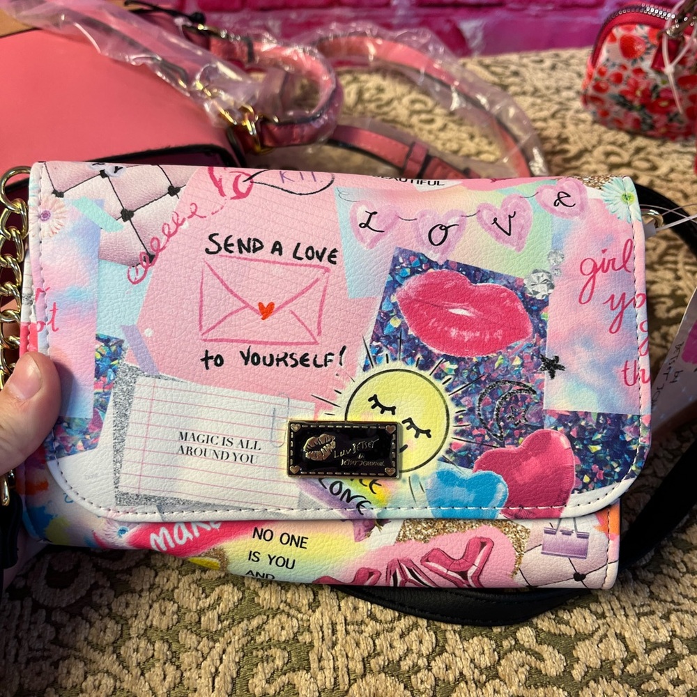 Luv Betsey Foley Crossbody with Ear‎ Bud Case NWTS